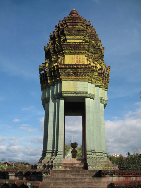  Modern memorial at Siem Reap