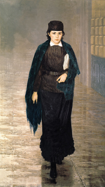 Курсистка. Н.А. Ярошенко, 1880 г.