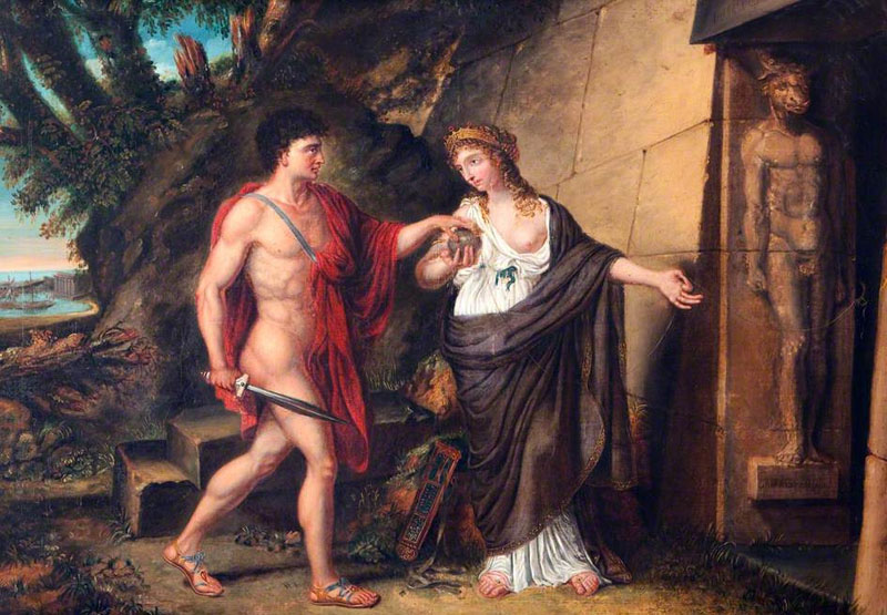 «Тесей и Ариадна», картина Ричарда Уэстолла