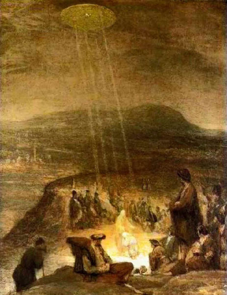 Крещение Христа. Арт де Гелдер (ученик Рембрандта), 1710 г.